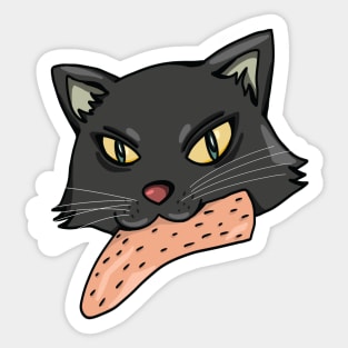 Cat Got Your Tongue Sticker
